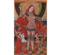 WYKUJMYTO Vintage Poster Abstract Wall Prints Pictures Wall Painting the Archangel Juan de la Abadia Art Prints Painting for Home Decor 60x90cm