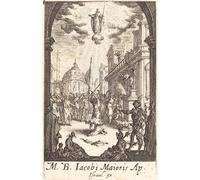 WYKUJMYTO Vintage Poster Abstract Wall Prints Pictures Wall Painting the Martyrdom of Saint Major by Jacques Callot Art Prints Painting for Home Decor 60x90cm