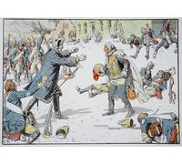 WYKUJMYTO Vintage Poster Abstract Wall Prints Pictures Wall Painting the Morning After the Battle of Torgau by Carl Rochling Art Prints Painting for Office Decor 60x90cm