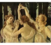 WYKUJMYTO Vintage Poster Abstract Wall Prints Pictures Wall Painting The three graces detail from spring by Sandro Botticelli Art Prints Painting for Home Decor 60x90cm