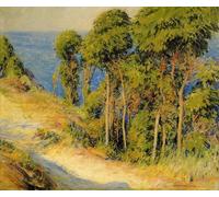 WYKUJMYTO Vintage Poster Abstract Wall Prints Pictures Wall Painting Trees Along the by Rodefer De Camp Art Prints Painting for Office Decor 60x90cm