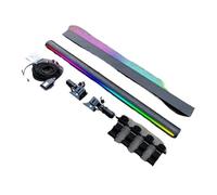 WYKYG Automatic Electric Power Side Step Running Board with Step Lighting Compatible with Jeep Wrangler JL 4 Door Sahara Rubicon 2018-2025 - Retractable Welcome Pedal Bolt-On