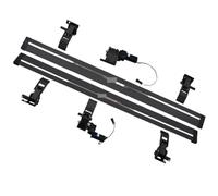 WYKYG Automatic Electric Side Steps Running Boards Compatible with Jeep Wrangler JK 2007-2018 - 4x4 Aluminum Power Retractable Welcome Pedal Bolt-On SUV Exterior Accessories Kit