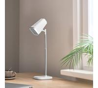 Wyld and Coco 2-in-1 Desk and Wall Lamp White Detachable Head Stepless Dimmer Wyld and Coco White