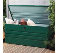 Wyld and Coco 400L Lockable Outdoor Storage Box - Green Galvanised Steel Wyld and Coco Green