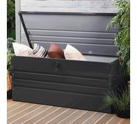 Wyld and Coco 400L Lockable Outdoor Storage Box - Grey Galvanised Steel Wyld and Coco Grey