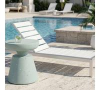 Wyld and Coco Accent Green Terrazzo Side Table 45cm Wyld and Coco Green