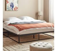 Wyld and Coco Black Metal Bed EU King 5ft3 Industrial Modern Headboard Free Wyld and Coco Black EU King
