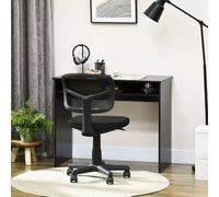 Wyld and Coco Black Study Work Station Compute Desk Wyld and Coco Black