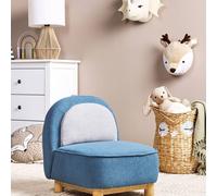Wyld and Coco Blue Triceratops Kids Chair Polyester Upholstery Rubberwood Legs Wyld and Coco Blue