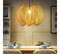 Wyld and Coco Boho Paper Rope Pendant Lamp in Natural Wyld and Coco Natural