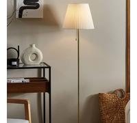 Wyld and Coco Brass Floor Lamp 148cm - Retro Classic Empire Shade in Bronze Wyld and Coco Bronze