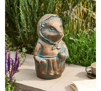 Wyld and Coco Brown Hedgehog Figurine 37 cm - Indoor Outdoor Rustic Decor Wyld and Coco Brown