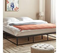 Wyld and Coco Evermore Metal Bed Black EU Super King 6ft Modern Industrial Wyld and Coco Black EU Super King