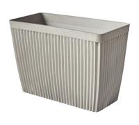 Wyld And Coco Everstone Fibre Clay Rectangular Planter 58 X 28 X 41 Cm Matte Beige