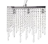 Wyld And Coco Glamourlux Crystal Chandelier Chrome Finish Adjustable Height 65Cm Diameter 120Cm Drop