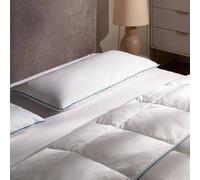 Wyld and Coco Low Bed Pillow - White Duck Down 40 x 80 cm Premium Cotton Casing | Size: Cot Wyld and Coco White Cot