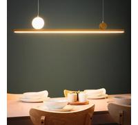 Wyld and Coco Lux Gold Geometric LED Pendant Lamp 100cm Wyld and Coco Gold