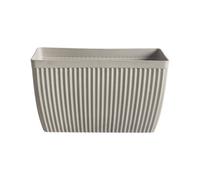 Wyld And Coco Rectangular Fibre Clay Planter 73 X 32 X 43 Cm Beige Matte - Large