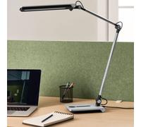 Wyld and Coco Silver Desk Lamp - Adjustable Arm 5-Step Dimmer 3 Colour Temperatures Wyld and Coco Silver