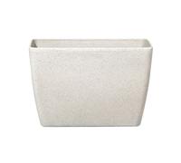 Wyld And Coco Stonehaus Beige Stone Flower Pot Planter 60 X 27 X 41 Cm - Modern Rectangular Fibre Clay
