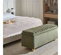 Wyld and Coco Storage Bench - Green Water-Repellent Fabric Wyld and Coco Green