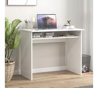 Wyld and Coco White Study Work Station Compute Desk Wyld and Coco White