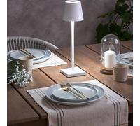 Wyld and Coco Wireless Table Lamp White Aluminium USB Port and Dimmable RGB Light Wyld and Coco White