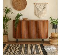 Wyld Haus California Slatted Mango Wood Two-Door Sideboard