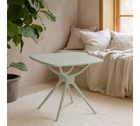 Wyld Haus Chalencon French Grey Square Outdoor Plastic Dining Table 800X730mm