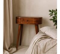 Wyld Haus Chioggia Mini Chestnut Mango Wood Console Table With Drawer