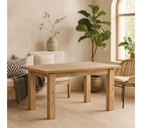 Wyld Haus Faro 8-Seater Extendable Dining Table, Artisan Oak Effect