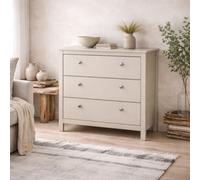 Wyld Haus Gossmere Natural Cashmere Bedside Chest With 2 Drawers