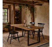 Wyld Haus Hanover Natural Oak Effect Rectangular Dining Table 1800mm