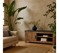 Wyld Haus Juniper 138 Cm 1 Door Tv Cabinet Chestnut And Matera Grey