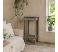 Wyld Haus Laurelbrook Rattan Collection Small Side Table, Grey