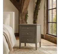 Wyld Haus Laurelbrook Three Drawer Wooden Bedside Table