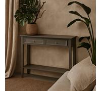 Wyld Haus Laurelbrook Two Drawer Console Table Grey Wash Wyld Haus Grey