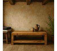 Wyld Haus Manila Light Mango Wood Large Coffee Table