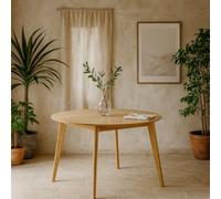 Wyld Haus Marseille 120Cm Round Oak Veneer Dining Table