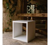 Wyld Haus Mauro Singular Cube Storage Unit Matt White Wyld Haus White