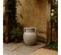 Wyld Haus Meadowhaze Stoneware Amphora Soft Grey Wide Vase With Handles