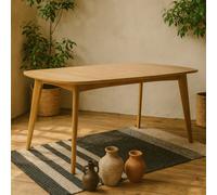 Wyld Haus Mossbloom 6-Seater Oak Extending Dining Table