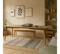 Wyld Haus Mossbloom 8-Seater Oak Extendable Dining Table