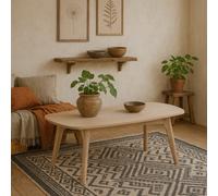 Wyld Haus Mossbloom Scandi White Oak Coffee Table