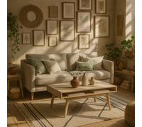 Wyld Haus Mossbloom White Oak Coffee Table With Open Shelf 1300X700X500mm