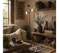 Wyld Haus Neso 3 Head Adjustable LED Floor Lamp Black Wyld Haus Black