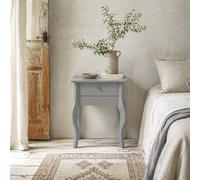 Wyld Haus Noha Grey French-Style Side Table With Drawer, L45 X D35 X H55Cm