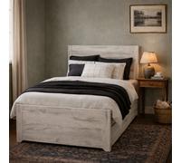 Wyld Haus Norwich Aged Effect Soft Grey Wood Veneer 3Ft Single Bed With Underbed Drawer