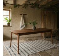 Wyld Haus Novi Sad Walnut Effect Rectangular Extending Dining Table - Seats 6